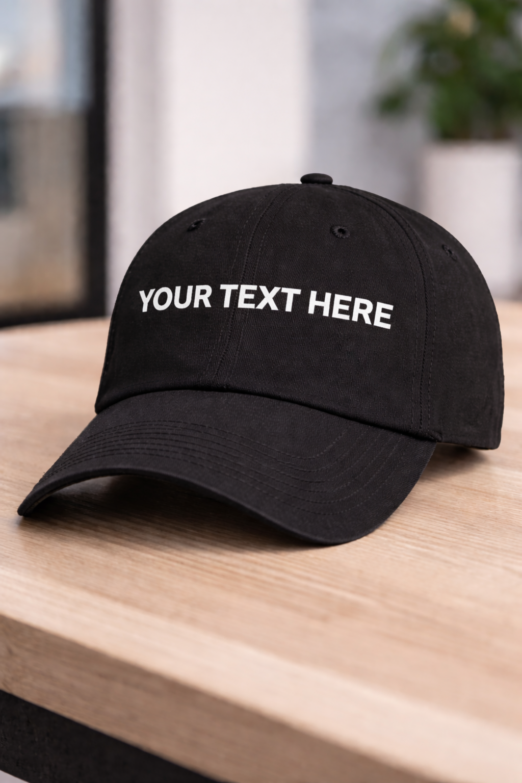 Custom Dad Cap with Text